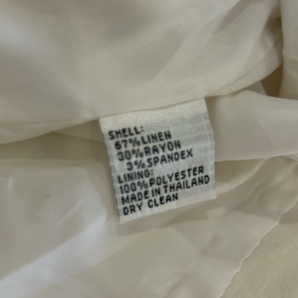 Talbots Off White Cardigan Jacket was the Two Front Pockets. Size 12 (861) - Picture 6 of 8